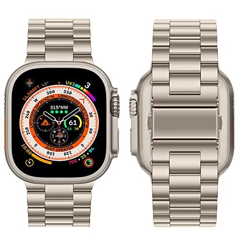 HITZEE 2023新型 Band コンパチブル Apple Watch バンド 49mm Ultra アップルウォッチバンド 保護ケース付き ステンレス｜taidaihonpo｜04