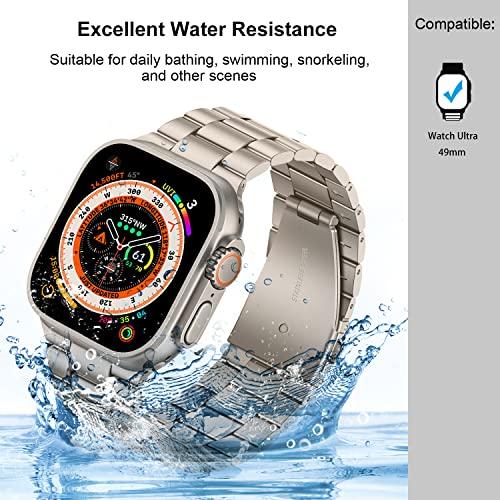 HITZEE 2023新型 Band コンパチブル Apple Watch バンド 49mm Ultra アップルウォッチバンド 保護ケース付き ステンレス｜taidaihonpo｜07
