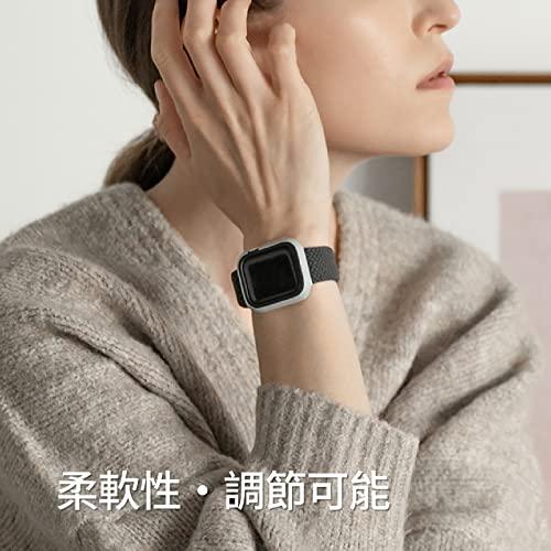 ライノシールド Apple Watch シリーズ 8 / 7 / SE / 3 用 ブレイデッドバンド  38 / 40 / 41mm  | 撥水性 撥汗性 柔軟性のあ?｜taidaihonpo｜05