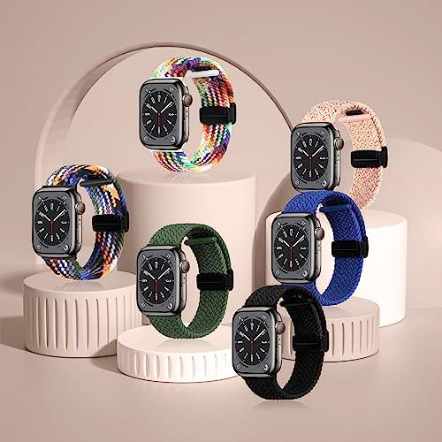ReHowy 編組バンド Apple Watch Series 41mm/40mm/38mm 8 41mm/Series 7 41mm/6/5/4/3/2/1/SE 対応 ナイロン製 45mm 44mm 42mm 41mm 40mm 38mmあ?｜taidaihonpo｜07