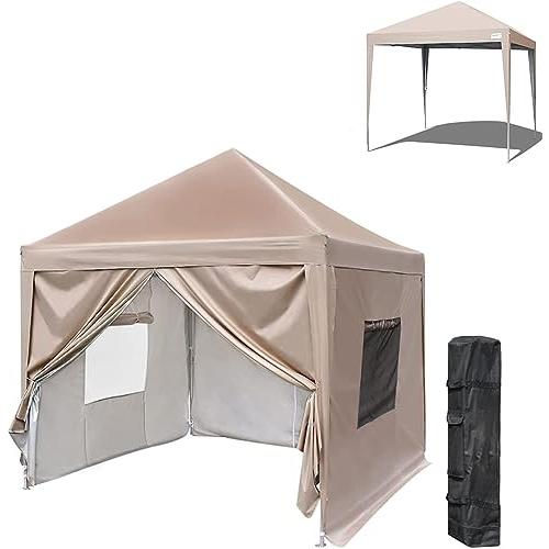 Willpo ワンタッチ タープテント 3段階調節 2.5m UVカット 耐水  