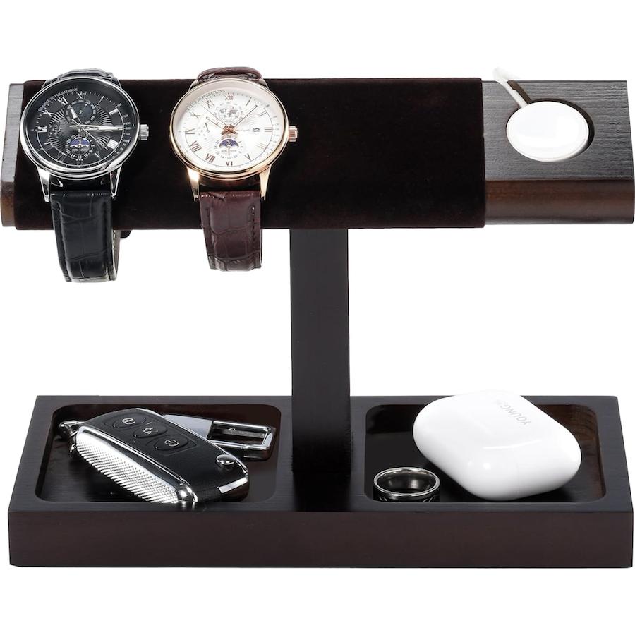 ProCase 木製腕時計ディスプレイスタンドホルダー Apple Watch
