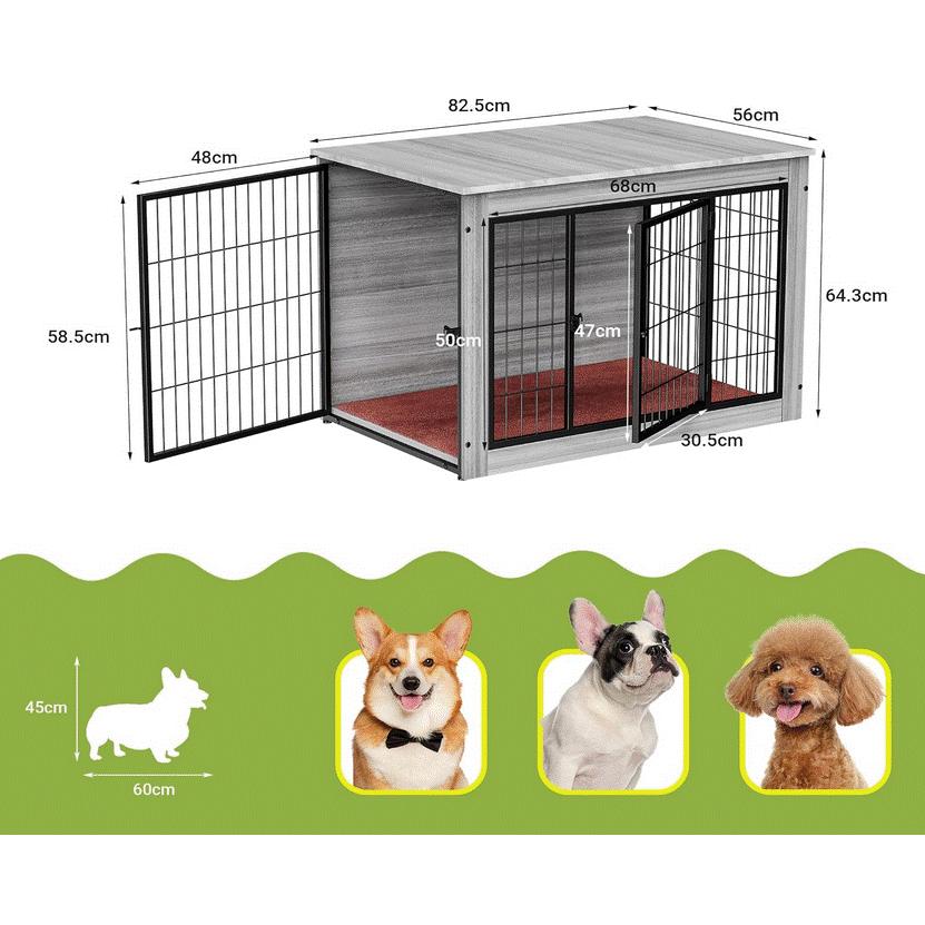 犬 ケージ ペットケージ 木製 ペットサークル 小中型犬用 犬 ケージ ペットケージ 木製 ペットサークル 小中型犬用