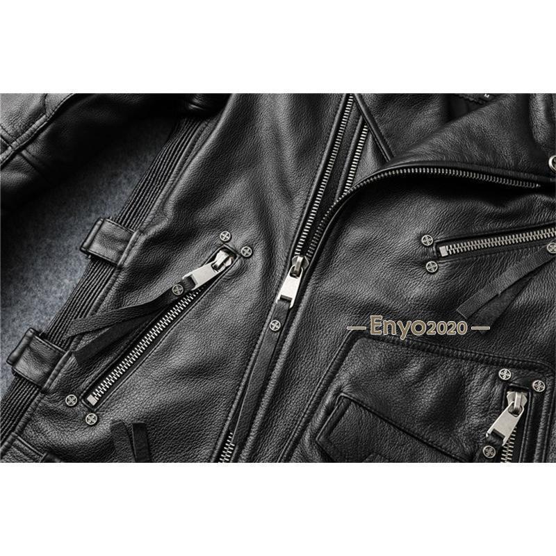 ブランド登録なし ライダース ジャケット 牛革 メンズ 本革 ス 