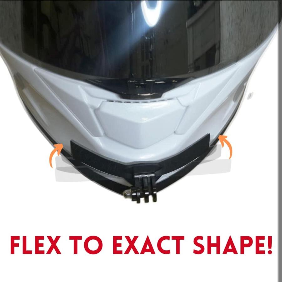 MotoRadds FLEX Slim　ヘルメット 顎マウント あらゆる形状にフィットGoPro 互換 アクセサリー【正規品】｜taigayh｜03