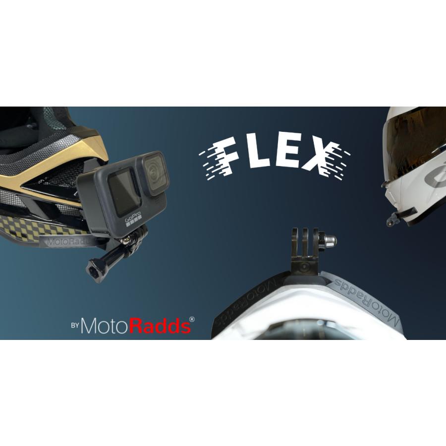 MotoRadds FLEX Slim　ヘルメット 顎マウント あらゆる形状にフィットGoPro 互換 アクセサリー【正規品】｜taigayh｜08