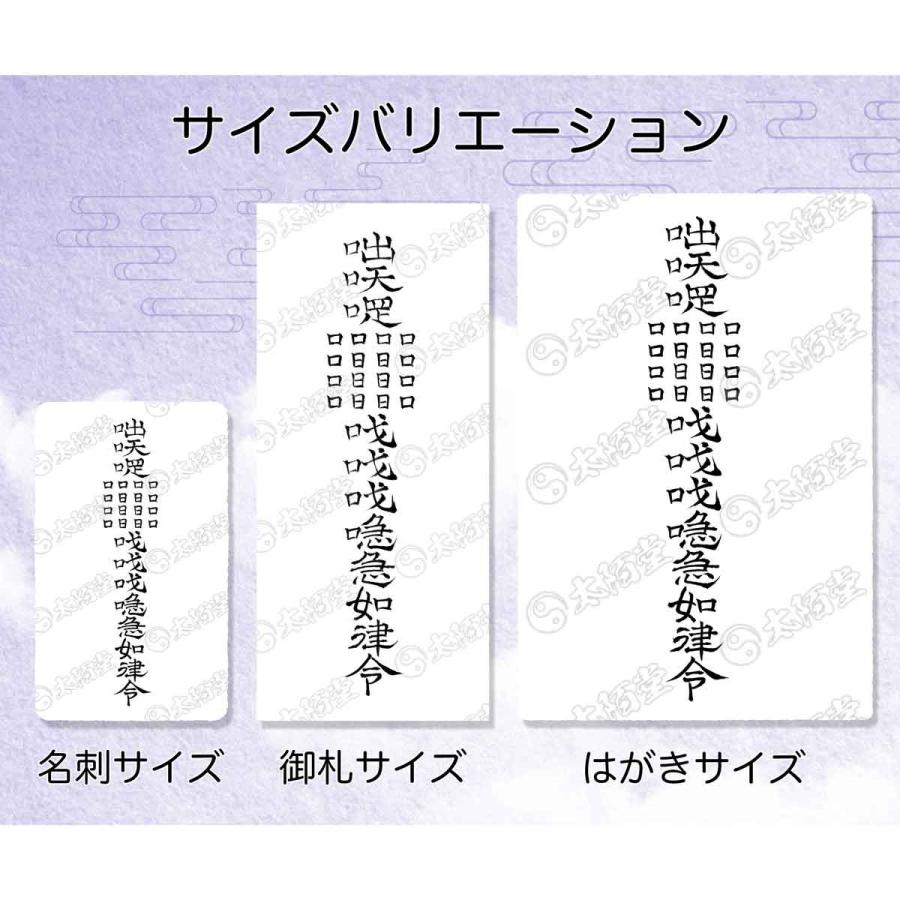 呪詛を祓う尊星護符】 呪い返し 呪いを解呪し相手に返す護符 お守り