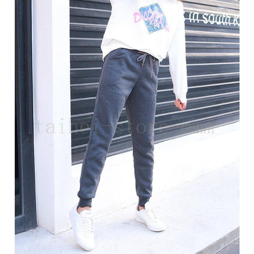 22年新作 カジュアルパンツ ロングパンツ レディース 暖かい 裏起毛 ジョガーパンツ テーパードパンツ 代引不可 ボトムス 防寒保温 スウェット パンツ テーパードパンツ サイズ L Www Sustentec Com Br