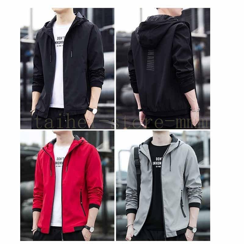 マウンテンパーカー メンズ 秋 春 秋服 ジャケット ウインドブレーカー ブルゾン ジャンパー パーカー 薄手 登山ウェア メンズコート 秋新作 注目ブランドのギフト