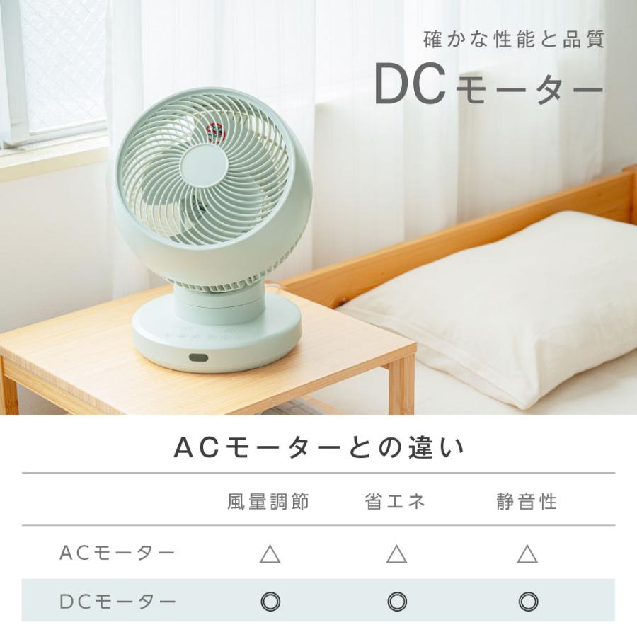 専用　サーキュレーター　3D 首振り　省エネ　12時間タイマー　マイナスイオン 3D首振り サーキュレーター DC 新型 12段階風量調節 パワフル