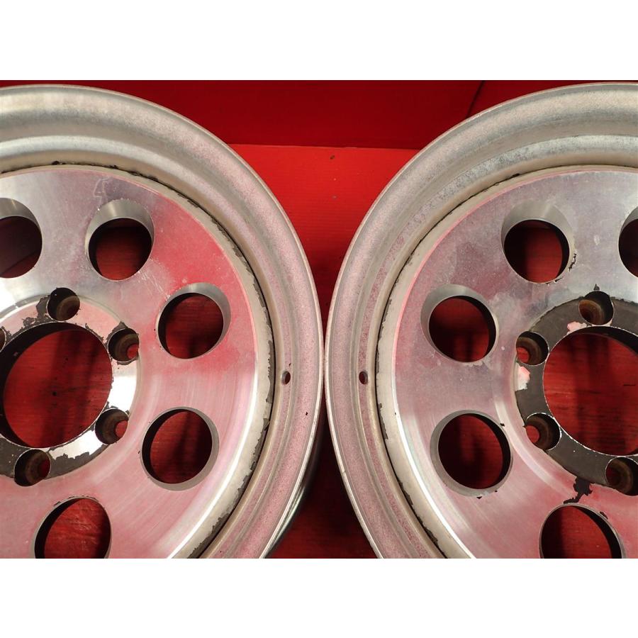 中古ホイール 2本セット 丸穴ディッシュタイプ 3P 17x8J 6/139.7 ja17