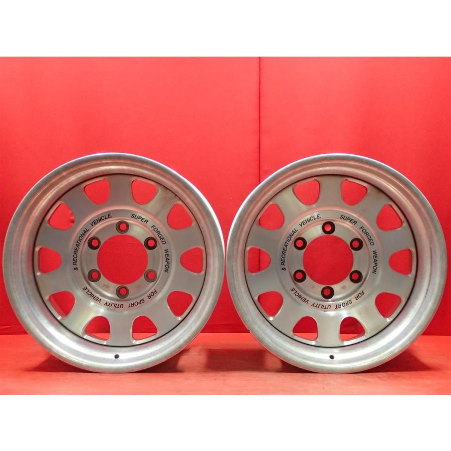 中古ホイール 2本セット MOZZER(マザー) SFW II MOZZER 16x8J 6/139.7