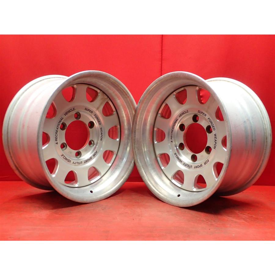 中古ホイール 2本セット MOZZER(マザー) SFW II MOZZER 16x8J 6/139.7