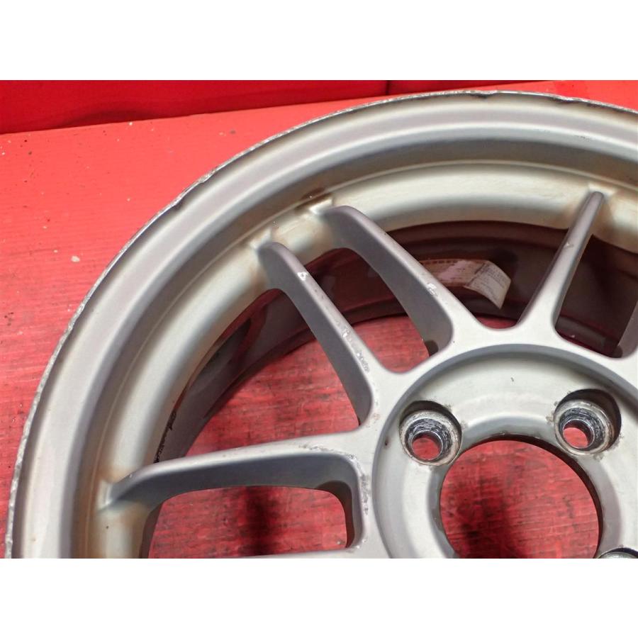 単品 中古ホイール 1本 トレーサー TRACER 7J 15インチ PCD100 4穴 +45 