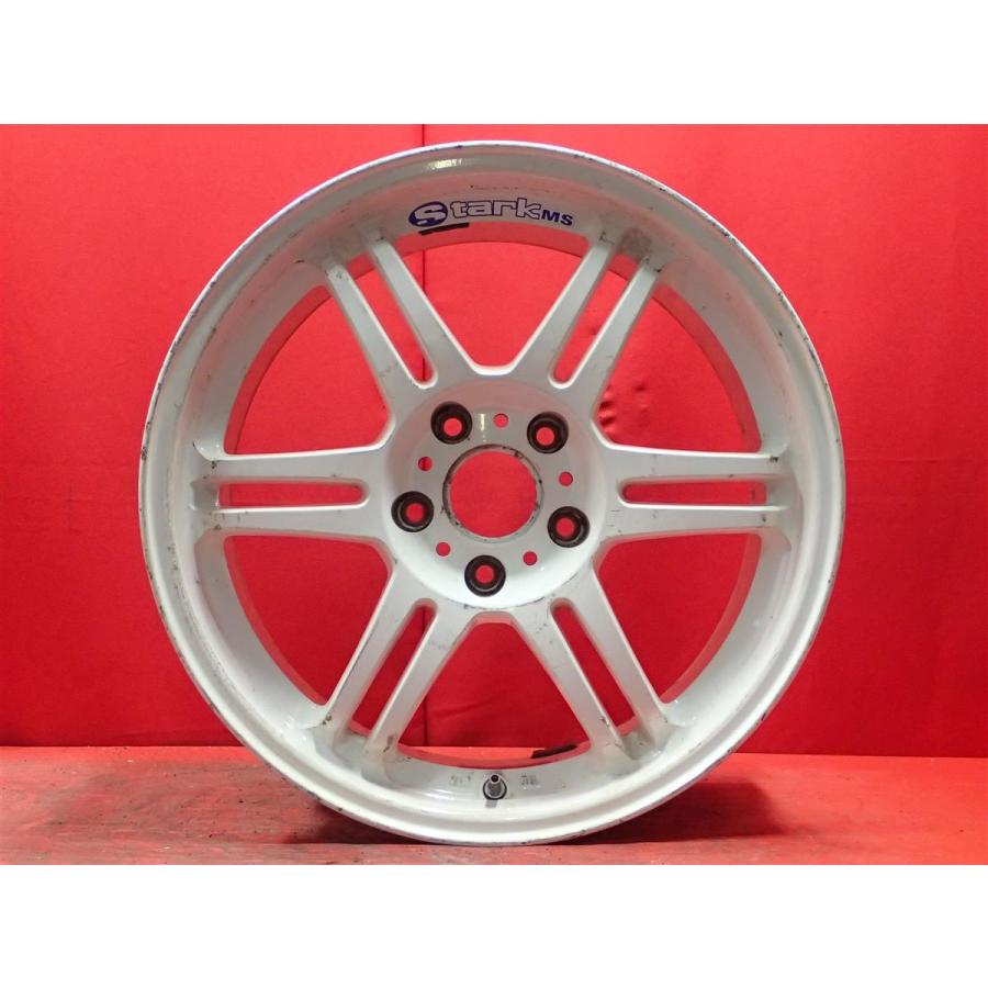 中古ホイール 単品 1本 シュターク MS Stark 17x8.5J 5/114.3 ja17