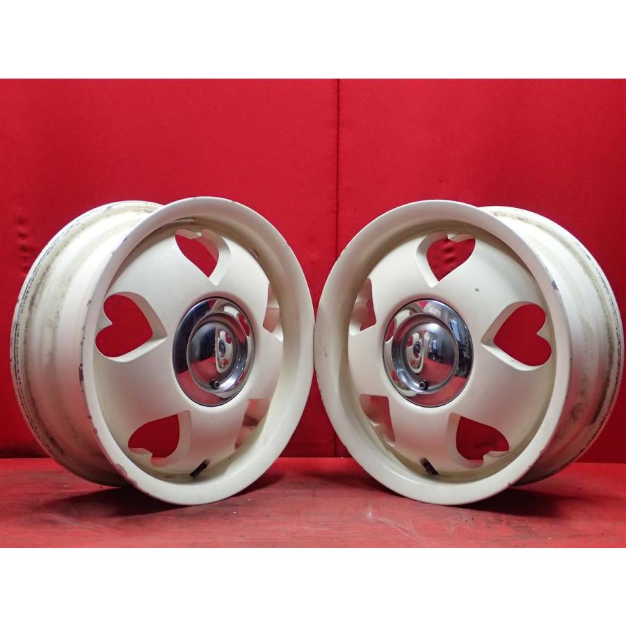 中古ホイール 2本セット オープンハート 14x5J 4/100 ja14 : 太平