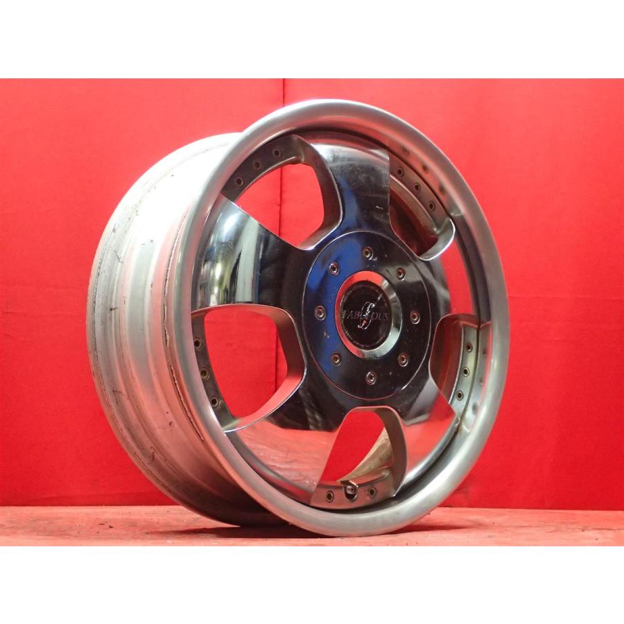 当時物☆ファブレスプロファンド15インチ5.5j＋38 pcd100 4H 中古ホイール 単品1本 FABULOUS(ファブレス) プロファンド FABULOUS