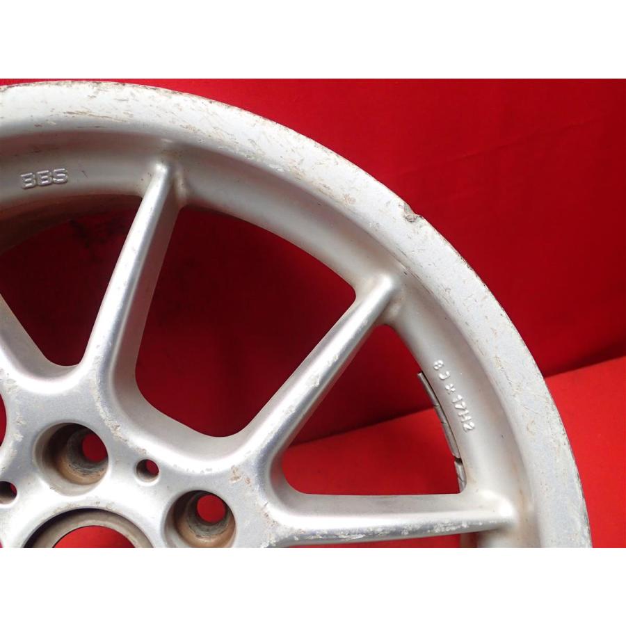 中古ホイール 単品1本 BBS RK BBS RK 17x8J 5/120 ja17の画像