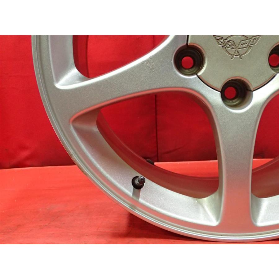 単品 純正 ホイール 1本 コルベット C5純正 5スポーク ☆ 9.5J-18