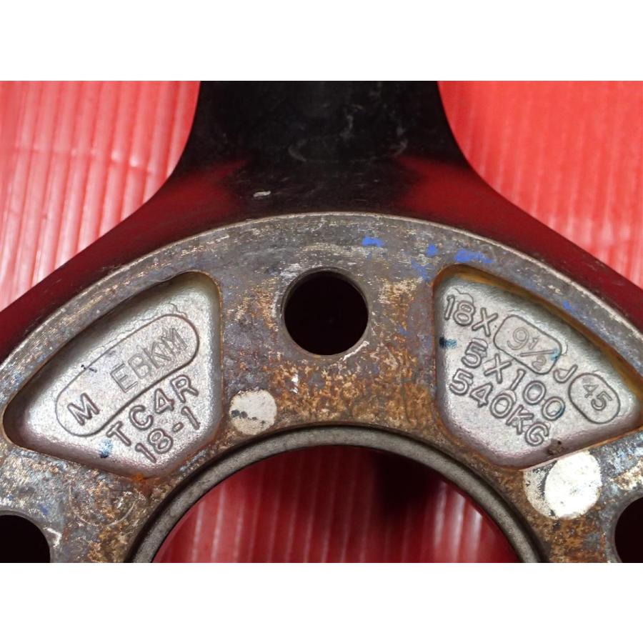 【 軽量 】 単品 社外 ホイール 1本 ADVAN アドバン レーシング TC-4 ★ 9.5J-18 PCD120 5穴 +45 ハブ72.5 ★ ja18の画像