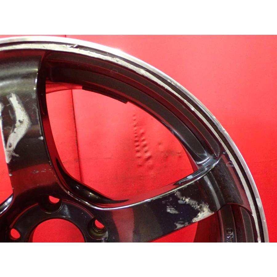 【 軽量 】 単品 社外 ホイール 1本 ADVAN アドバン レーシング TC-4 ★ 9.5J-18 PCD120 5穴 +45 ハブ72.5 ★ ja18の画像