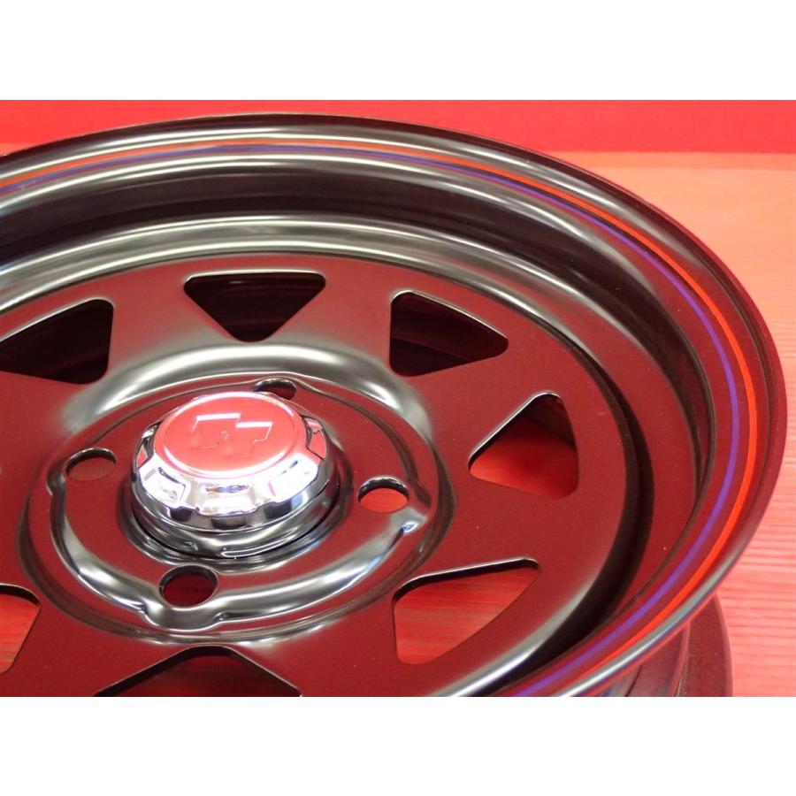 未使用品 4本SET】軽自動車用 ☆TT Aスチール (RED&BLUEライン有) 12
