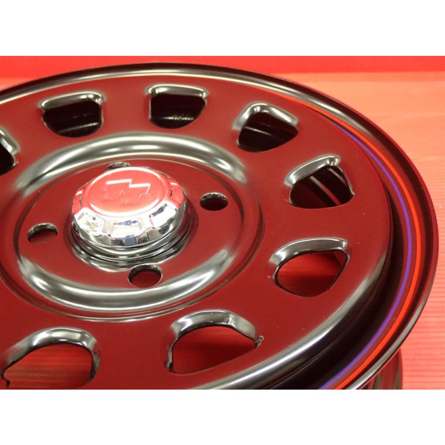 未使用品 4本SET】軽自動車用 ☆TT Dスチール (RED&BLUEライン有