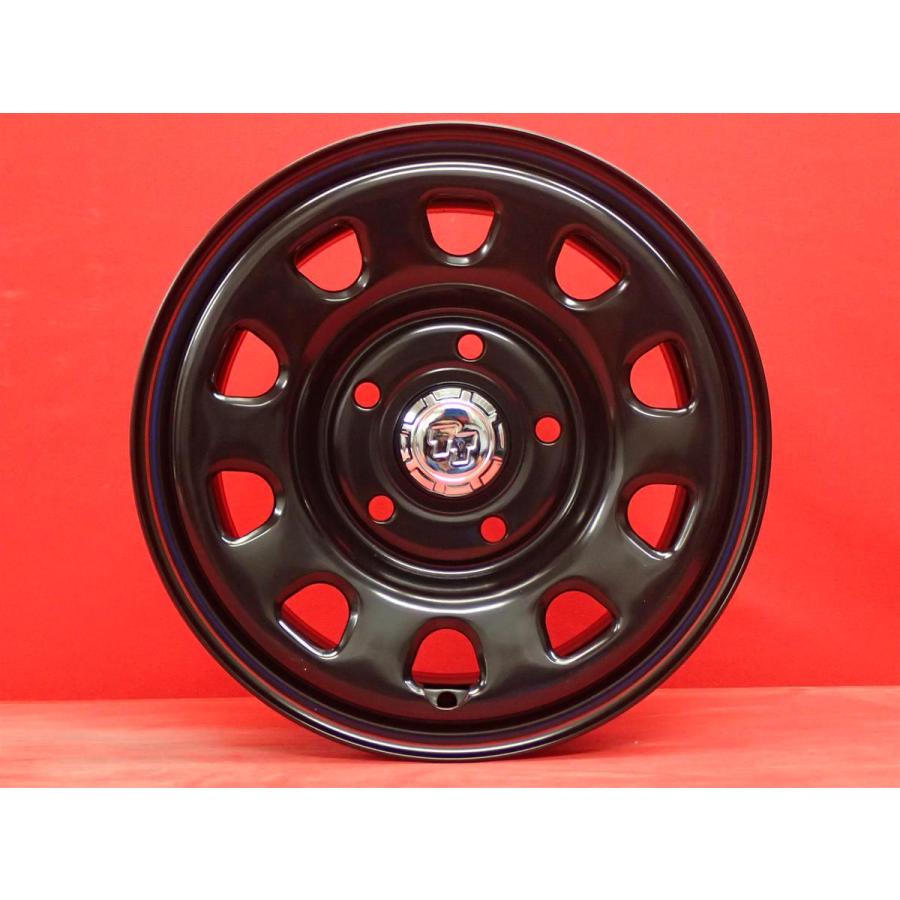 未使用品 4本SET】☆TT Dスチール (RED&BLUEライン有) 13inch 5J +38