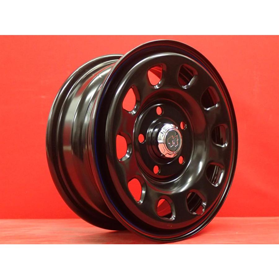 未使用品 4本SET】☆TT Dスチール (RED&BLUEライン有) 13inch 5J +38