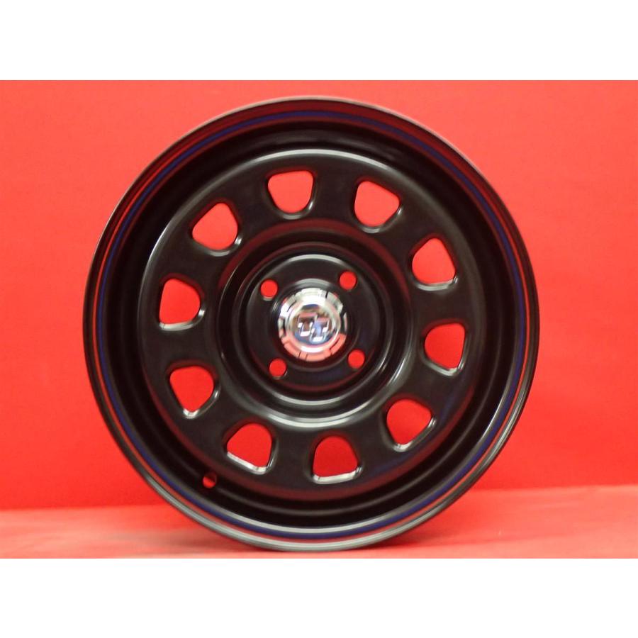 未使用品 4本SET】☆TT Dスチール (RED&BLUEライン有) 14inch 6J +38