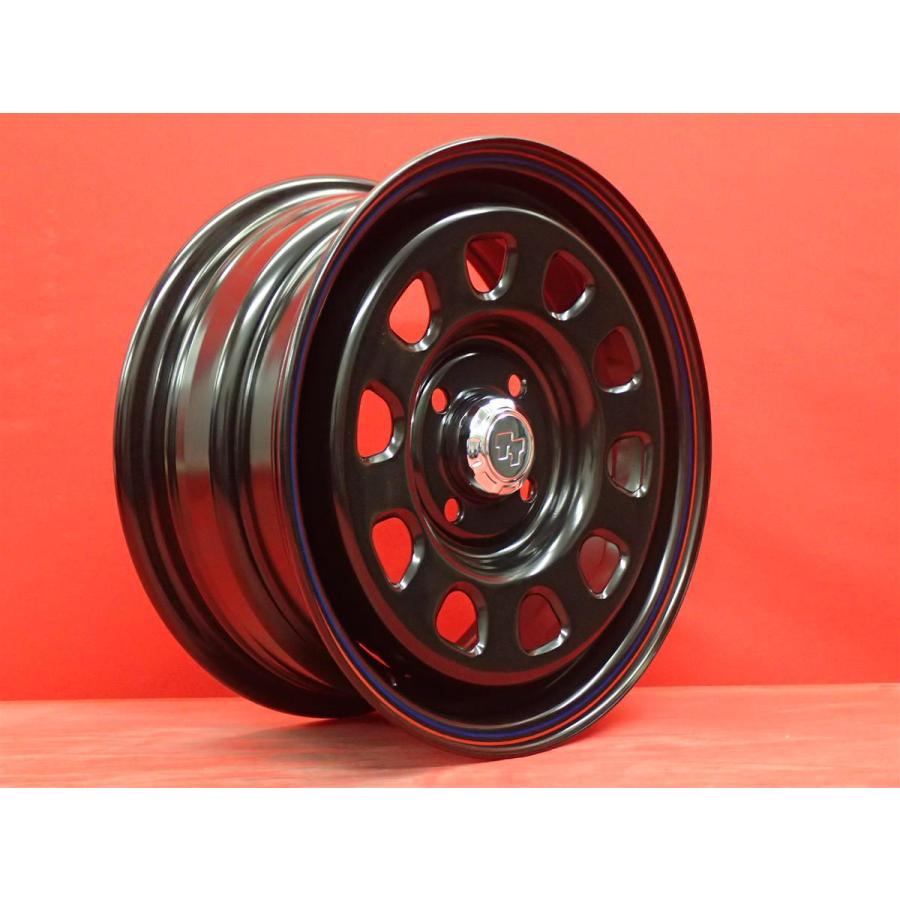 未使用品 4本SET】☆TT Dスチール (RED&BLUEライン有) 14inch 6J +38