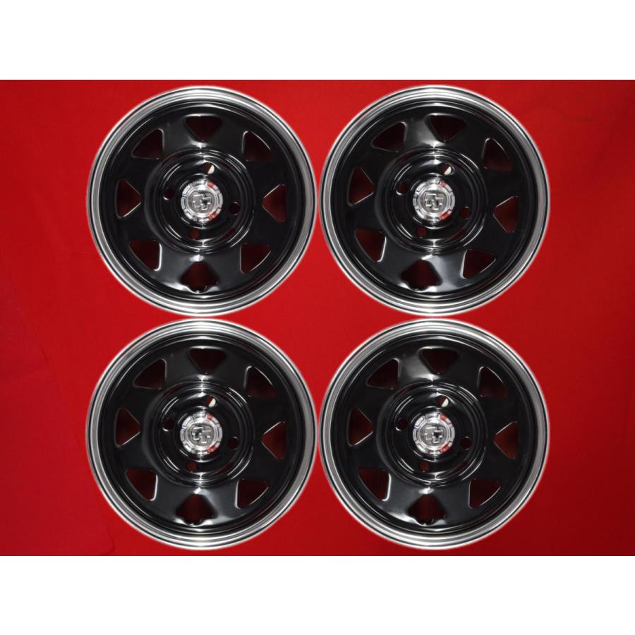 未使用品 4本SET】軽自動車用 ☆TT Aスチール (ライン無) 12inch 4J +