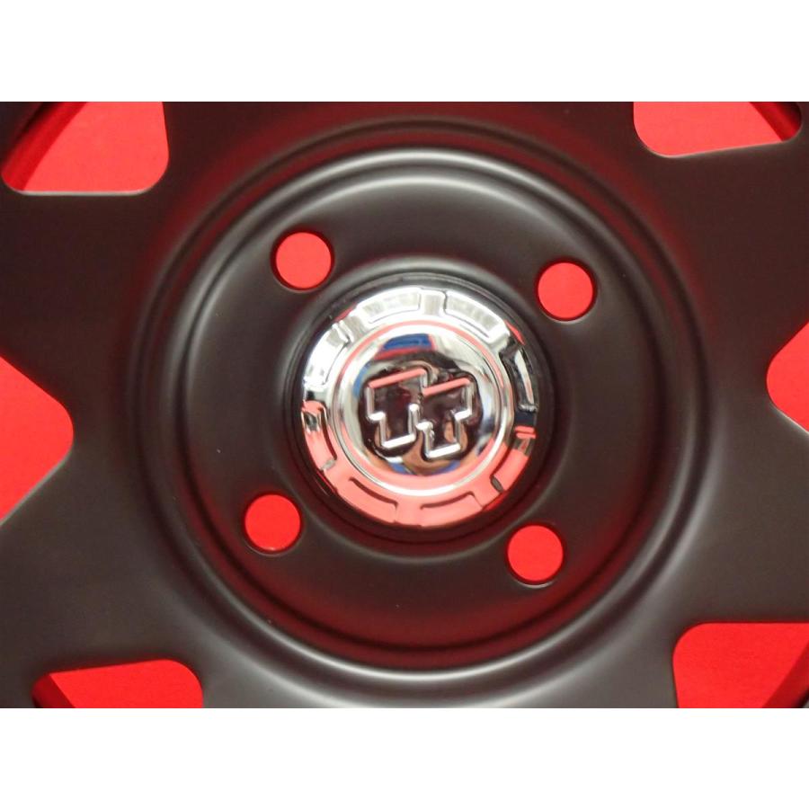 未使用品 4本SET】軽自動車用 ☆TT Aスチール (ライン無) 12inch 4J +