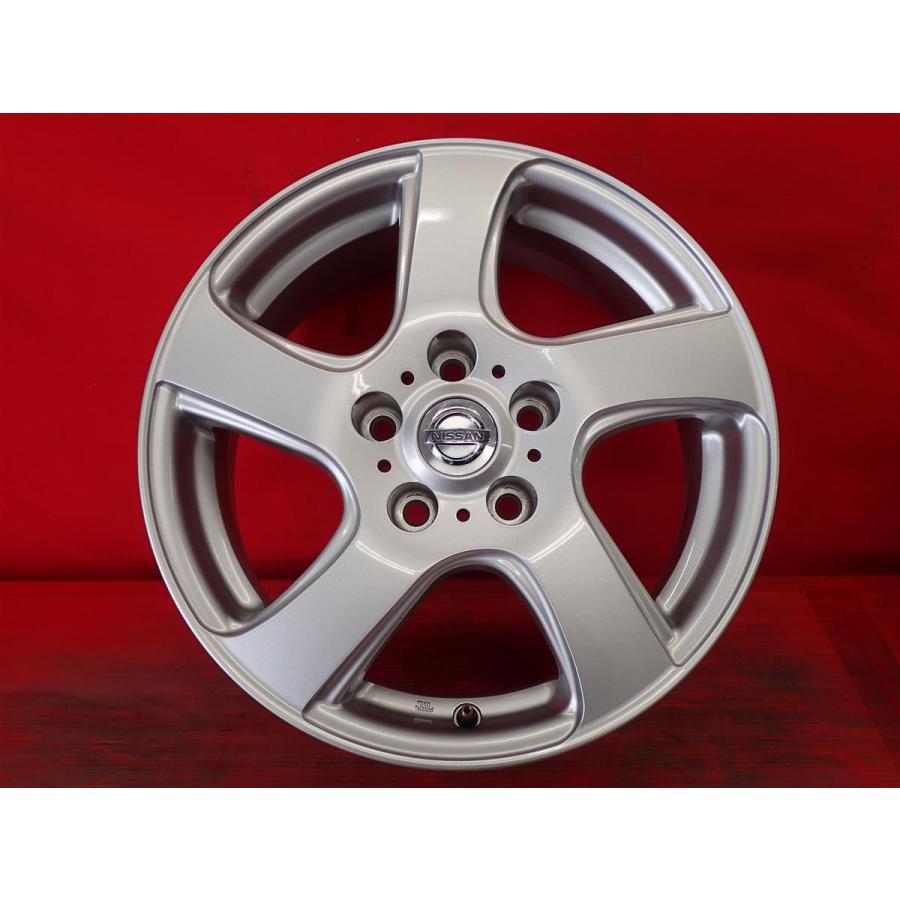 ニッサン 純正5本スポーク 中古品 アルミホイール 4本 6.5J 16インチ