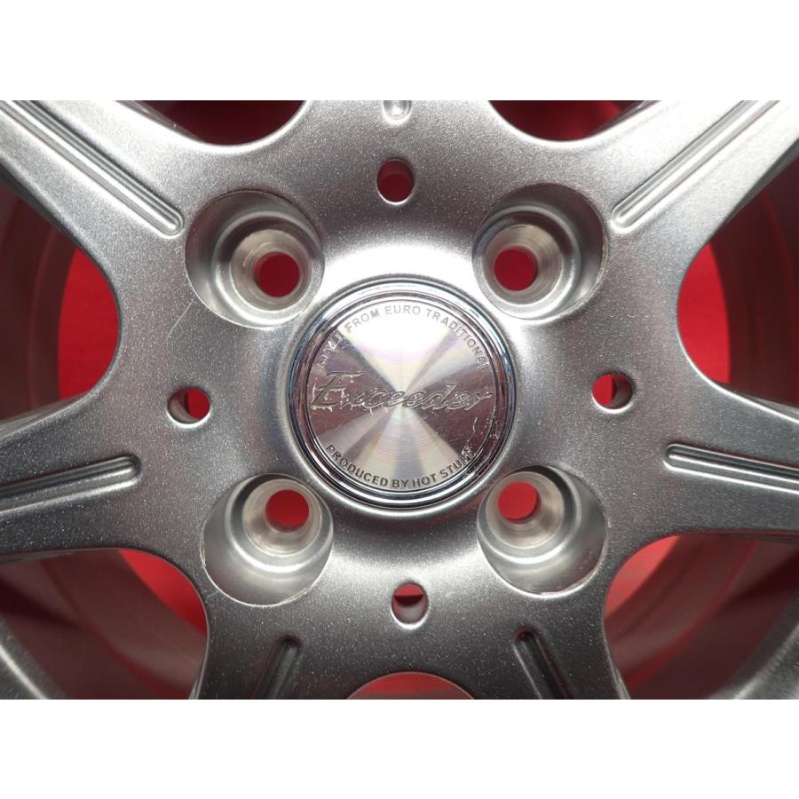 Exceeder エクシーダー EX7 ホイール 4本 14インチ 5.5J-14 PCD100 4穴 +50 ハブ67 フリード グレイス シャトル フィット インサイト aa14の画像