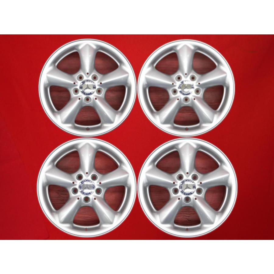 良品 4本SET】メルセデス・ベンツ SLKクラス R170 純正 5スポーク 