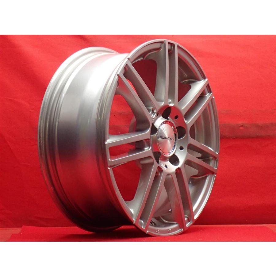 ★値下【タイヤホイールセット (スタッドレス)】EUROTECH ユーロテック STAGE TW7 BK 18インチ ホイール 4本 EUROTECH(ユーロテック)STAGE TW7(ステージTW7)☆6.5J-16 +38 112 5穴