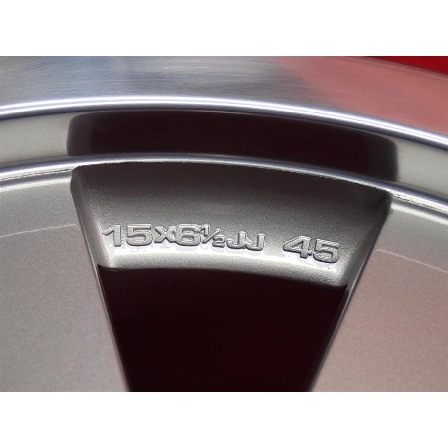 軽量 マツダスピード J66F 15インチ ホイール 4本 ☆ 6.5J-15 +45