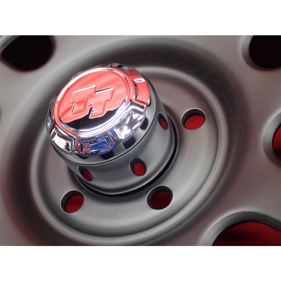 未使用品 4本SET】☆TT DIIスチール 16inch 7J +35 PCD114.3 5穴 ハブ