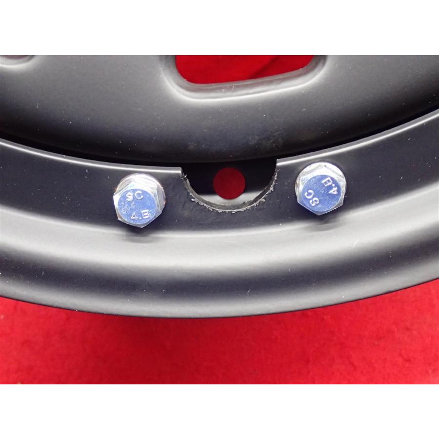 未使用品 4本SET】☆TT DIIスチール 16inch 7J +35 PCD114.3 5穴 ハブ