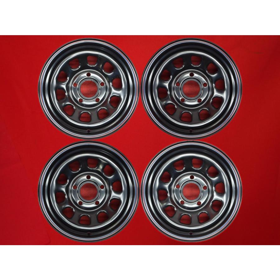未使用品 4本SET】☆TT Dスチール (RED&BLUEライン有) 14inch 6J +20 
