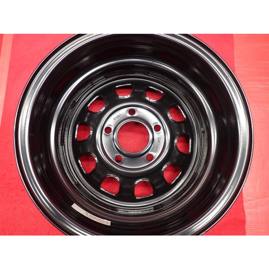 未使用品 4本SET】☆TT Dスチール (RED&BLUEライン有) 14inch 6J +20