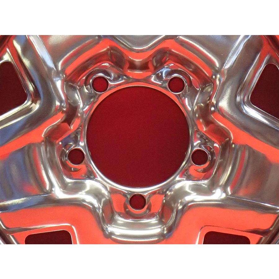 SUZUKI スズキ ジムニー 純正 スチール キャップ無 ポリッシュ 16