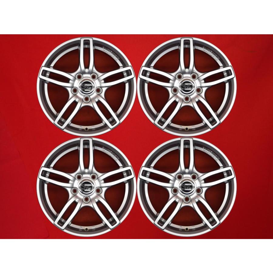 VWゴルフ用スポーツテクニックアルミホイール16インチ6.5J【4本セット】 SPORT TECHNIC MONO5 VISION ホイール 4本 ☆ 6.5J-16 +47 112 5穴