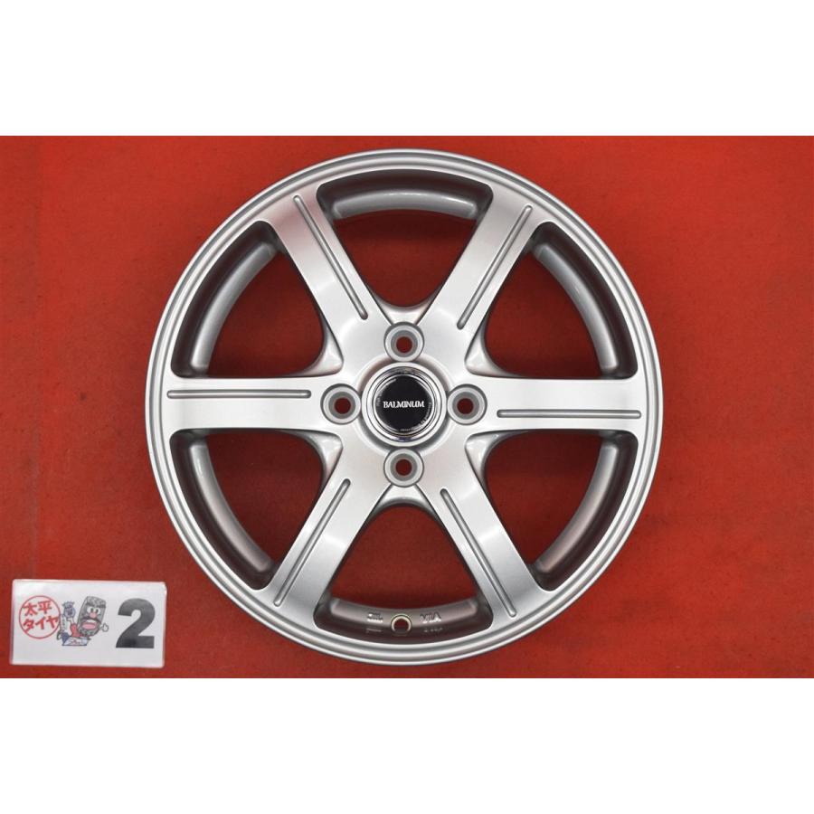 【美品/発送不可】BSホイール・バルミナ１５✕６.５Ｊ４本セット ブリヂストン バルミナ BALMINUM GR6 15インチ ホイール 4本
