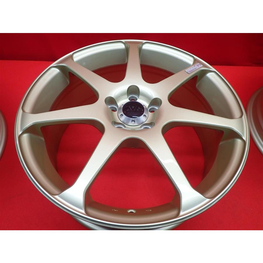 軽量 】 YOKOHAMA AVS モデル7 ホイール 4本 7J-17 PCD100 5穴 +