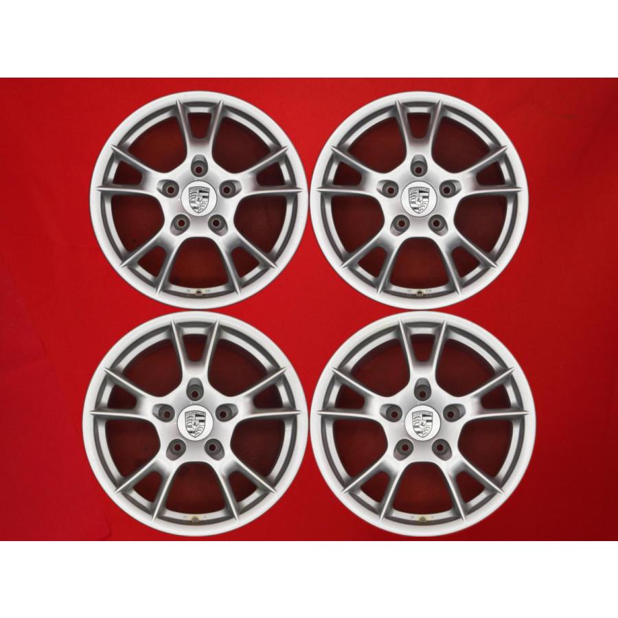 送料込】ポルシェ ボクスター 987 系 純正 ホイール 17インチ、4本