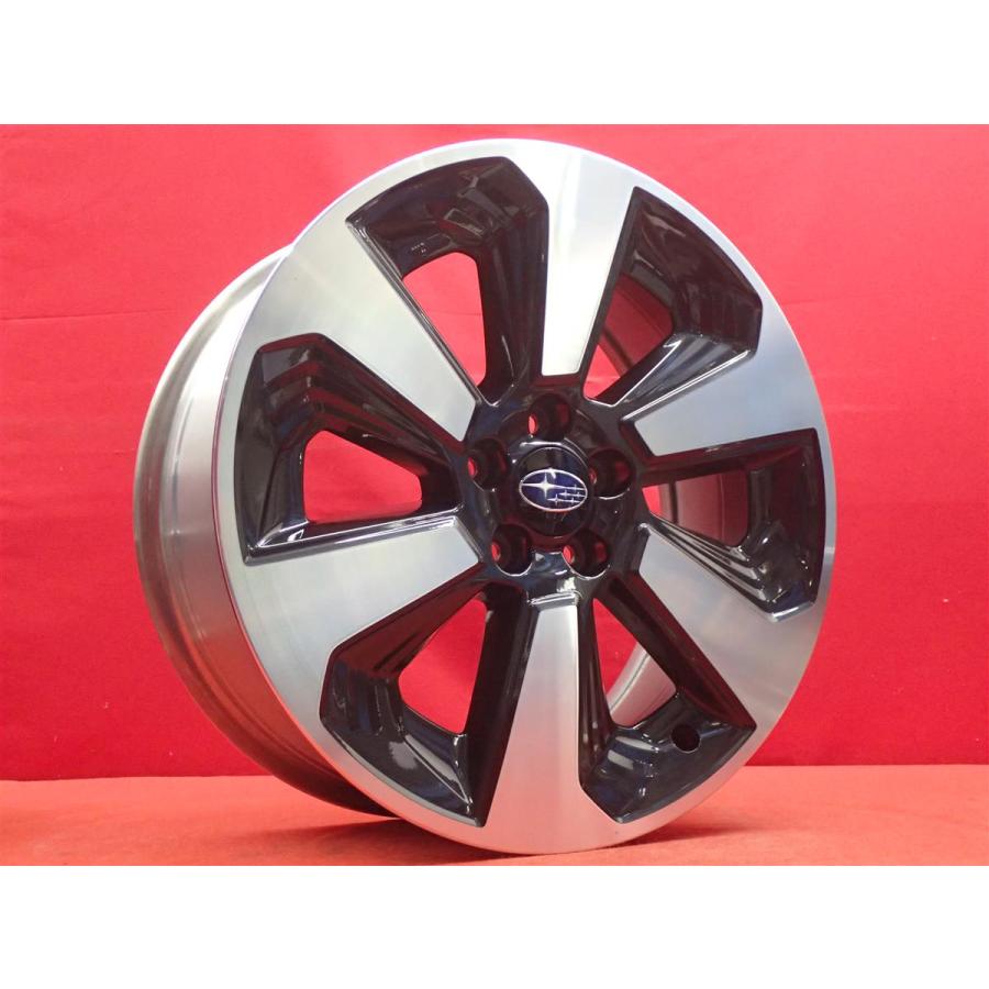 ENKEI製！SUBARUスバルフォレスター純正17インチ×7J＋48 100 スバル SUBARU フォレスター SJ5 後期 純正 ホイール 4本 7J-17