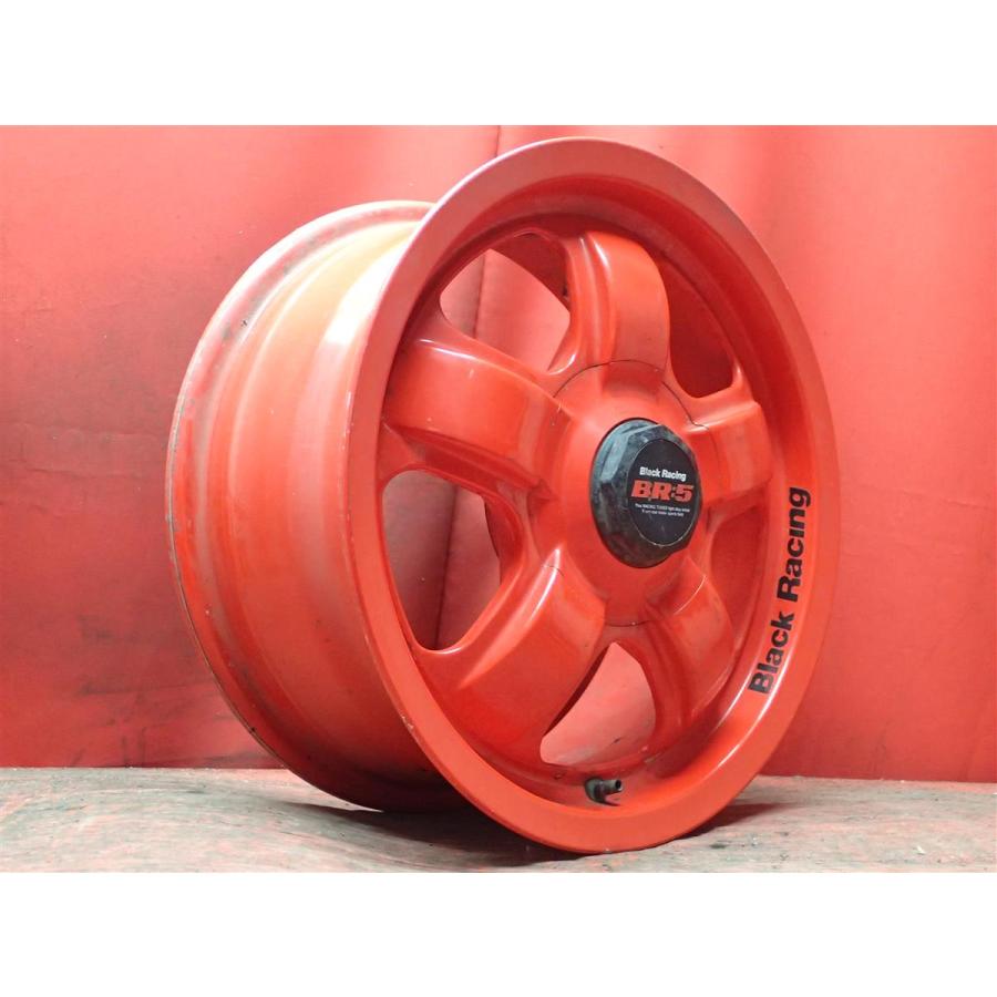 中古ホイール 単品1本 ブラックレーシング BR-5 14x6J 4/100 ja14