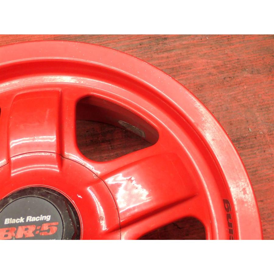 中古ホイール 単品1本 ブラックレーシング BR-5 14x6J 4/100 ja14